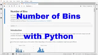 Python - Number of Bins
