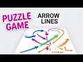 Game template Arrow Lines a casual puzzle game made with GDevelop