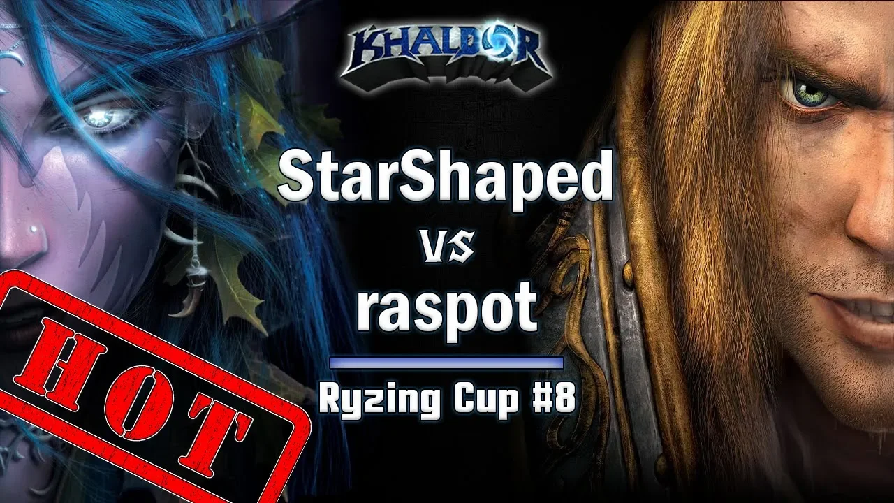 ► WarCraft 3 - Starshaped (NE) vs. Raspot (HU) - Ryzing Cup #8