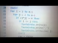 Small Basic Program to identify if a number is Prime