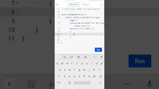 1 to 100 even number print Java program