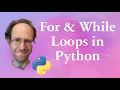 For While Loops in Python