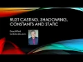 Rust Casting Shadowing Consts and Static