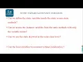 Variables Local Variables Static Variables Instance Variables static blocks