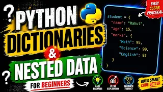 Python Dictionaries Nested Data Made Easy Complete Beginner Tutorial