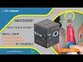 Refill sodastream quick connect CO2 cylinders by yourself