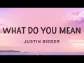 Download Lagu Justin Bieber - What Do You Means