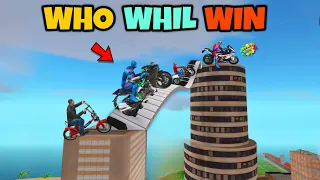 Download Who Whil Win Mega Ramp Challenge in Rope Hero Vice Town City || Rope Hero Vice Town MP3