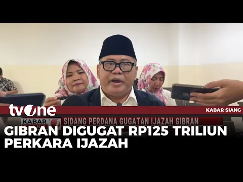 Sidang Perdana Gugatan Ijazah Gibran