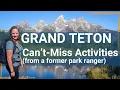 The TOP 12 Things to Do in Grand Teton National Park Best Hikes Views and Drives