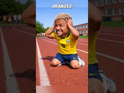 Neymar and the orange juice.