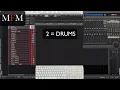 REAPER DAW TRACK TEMPLATE 2 of 10 DRUMS ALL PROGRAMMING INCLUDED TIMESTAMPED - FOR CSI hotkeys