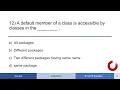 MCQ Packages in Java