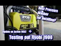 Update on Active VE52 and testing out Ryobi 1900 pressure washer - How is it for auto detailing