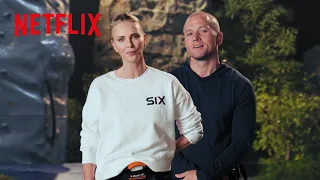 charlize theron and taron egerton interview each other apex netflix