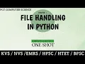 Handling in Python