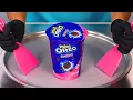 Mini Oreo - Strawberry — Ice Cream Rolls | Satisfying Visual ASMR