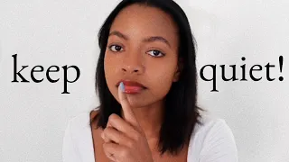 stop telling people your business 