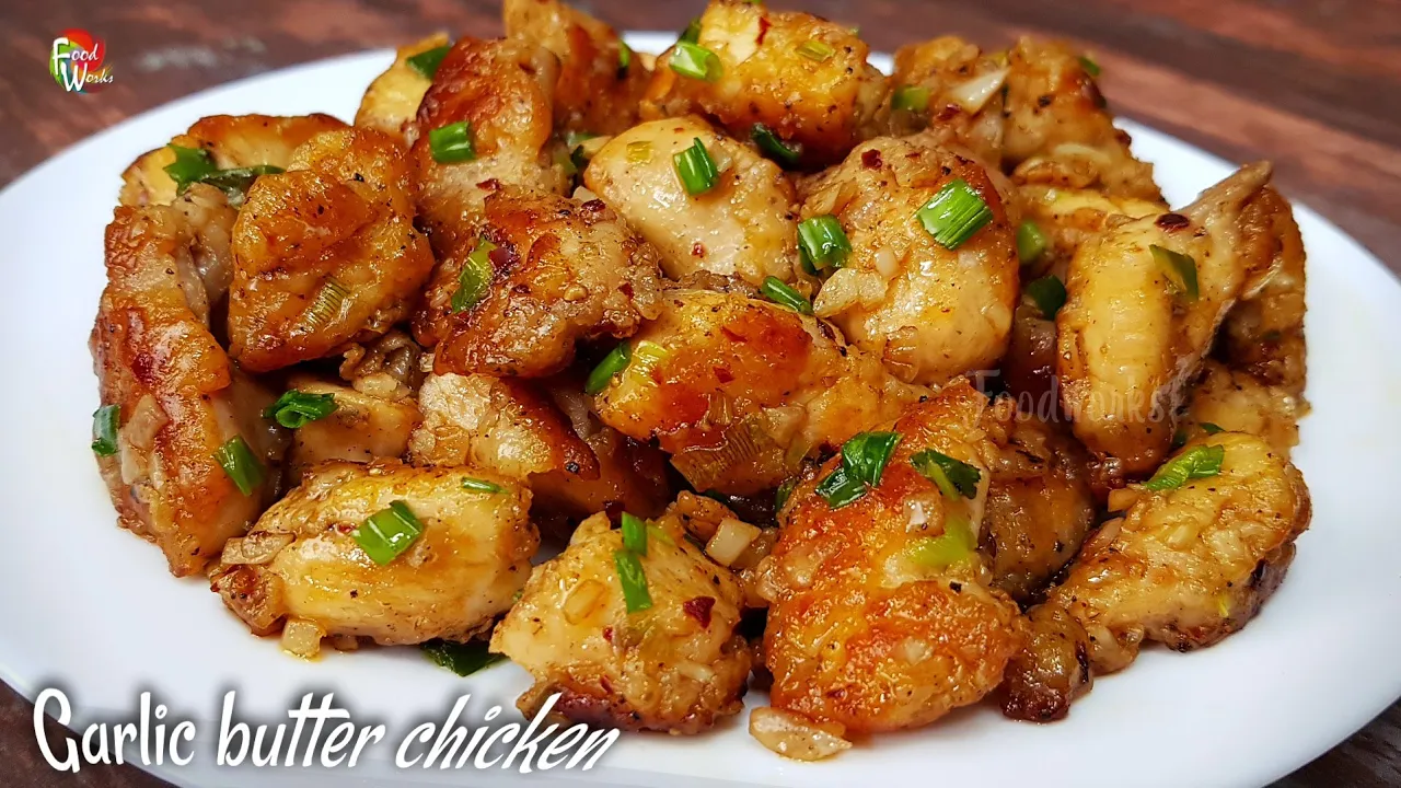 Butter Garlic chicken recipe   Easy &quick chicken breast recipe   Garlic chicken recipe   Foodworks