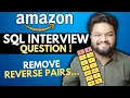 SQL Question in AMAZON - DATA Engineer INTERVIEW Solution EXPLAINED