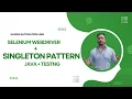 Singleton Pattern With Selenium WebDriver Java TestNG