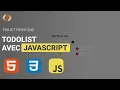 Todo-list avec HTML CSS et Javascript