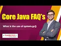 What is the use of system gc Core Java Interview Questions Naresh IT