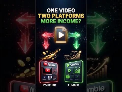 YouTube vs Rumble: Earn From the SAME Video Twice!