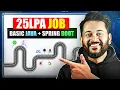 25 LPA Job Using Only Java Spring Boot No DSA NEEDED