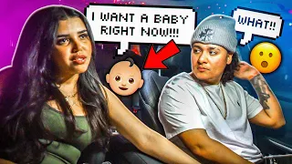 I WANT A BABY RIGHT NOW PRANK ON RALPHY HE WAS WITH IT
