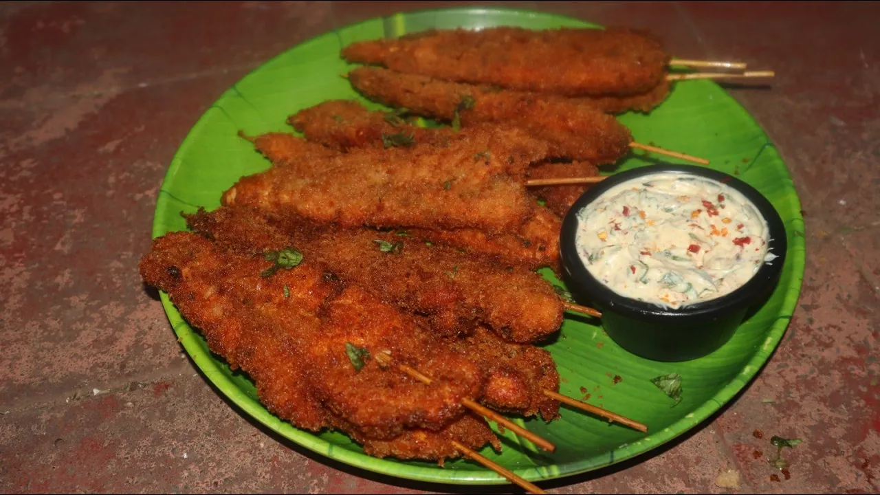 NEW IFTAR RECIPE MUMBAI BAWARCHI CHICKEN STARTER CHICKEN PARSLEY STICKS WITH SECRET MAYO MINT SAUCE