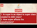 Java-25 SUPER with private final instance variables constructors methods