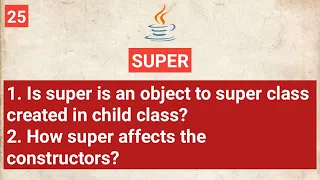 Java-25 SUPER with private final instance variables constructors methods