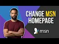 How To Change Msn Homepage Step By Step Guide