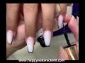Line art techniques on short nails I Nail Salon in Rock Hill I Nail design