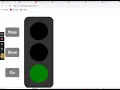 How to make traffic lights with html css and javascript using notepad