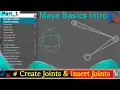 Create Joint In Maya Insert Joint In Maya How To Create Joint in Maya Maya rigging Fundamental