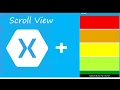 How to Scroll View In Xamari Forms Tutorial 1