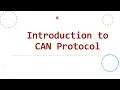 1 - Introduction to Controller Area Network