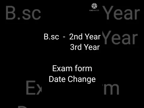 Download MP3 Exam Form Date change bsc 2nd 3rd year #shorts