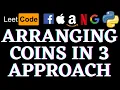 Arranging Coins Leetcode Python Solution Python