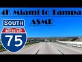 4K I-75 South Tampa to Miami ASMR