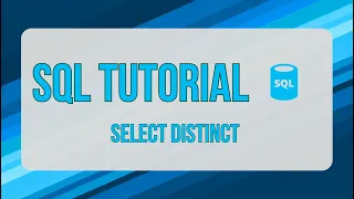 Select Distinct - SQL