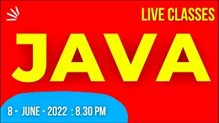 Learn Java Live java full course java tutorial for beginners Java Live Classes Session 5