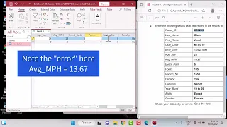 Year 8 Setting-Up a Database - Microsoft Access