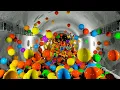 11 000 Bouncing Balls Simulation In Underground - Blender Rigid Body