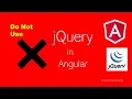 jQuery Plugins in Angular Is it a good practice to use jQuery in Angular