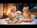 Download Lagu Gember Kattentje Gaat Vissen met Papa Kat 🎣, Mama Kat Glimlacht met Bloemen 🌼 | Grappige Kat Video’s