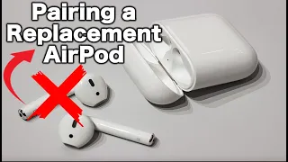 How to pair a replacement single AirPod in 2024
