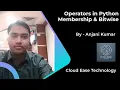 Operators in Python Membership Operators in Python In Hindi Bitwise Operators in Python In Hindi